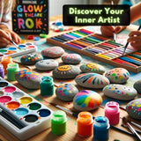 Spiggly Glow in The Dark Rock Painting Kit For Kids 6-12 | Arts and Crafts Painting Rocks for Kids | Kids Craft Paint Kits | Craft Activities Kits | Arts and Crafts Gifts for Boys Girls| Birthday Gift Spiggly