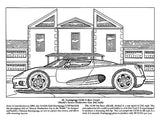 Luxury Cars Coloring Book (Dover Planes Trains Automobiles Coloring) Dover Publications