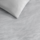Vera Wang - King Comforter Set, Luxury Bedding Set with Matching Shams, Chic Room Essentials (Illusion Grey, King) Vera Wang