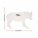 Allen Company EZ Aim® AR500 Coyote Steel Shooting Gong Target, 6 lbs., White Allen Company