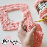 Lily Sugar 'N Cream The Original Ombre Yarn, 2oz, Gauge 4 Medium, 100% Cotton, Painted Desert - Machine Wash & Dry Lily