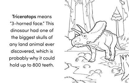 Dinosaur Book for Kids: Coloring Fun and Awesome Facts (A Did You Know? Coloring Book)