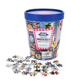 Ridley's: 50 Must-See Musicals Bucket List 1000-Piece Puzzle|Unique Graphics of Popular Broadway Musicals in New York City|Room Décor After Completion|Great Gift for Musical Lovers Ridley's