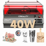Creality Laser Engraver Falcon2 Pro 40W, Desktop Diode Laser Cutter and Engraver Machine with Enclosure,Smart Camera,Air Assist,Engraving Machine for Wood Acrylic Leather Stone(Laser 40W) Creality
