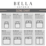 Bella Coterie Luxury Bamboo Viscose King Size Sheet Set | 100% Organically Grown | Ultra Soft | Cooling for Hot Sleepers | 18" Deep Pocket [White] BC BELLA COTERIE