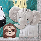The Peanutshell 3 Piece Baby Crib Bedding Set for Boys & Girls - Newborn, Infant & Toddler Nursery Bed Set Decor with Fitted Crib Sheet, Dust Ruffle, Crib Comforter - Safari Adventures The Peanutshell