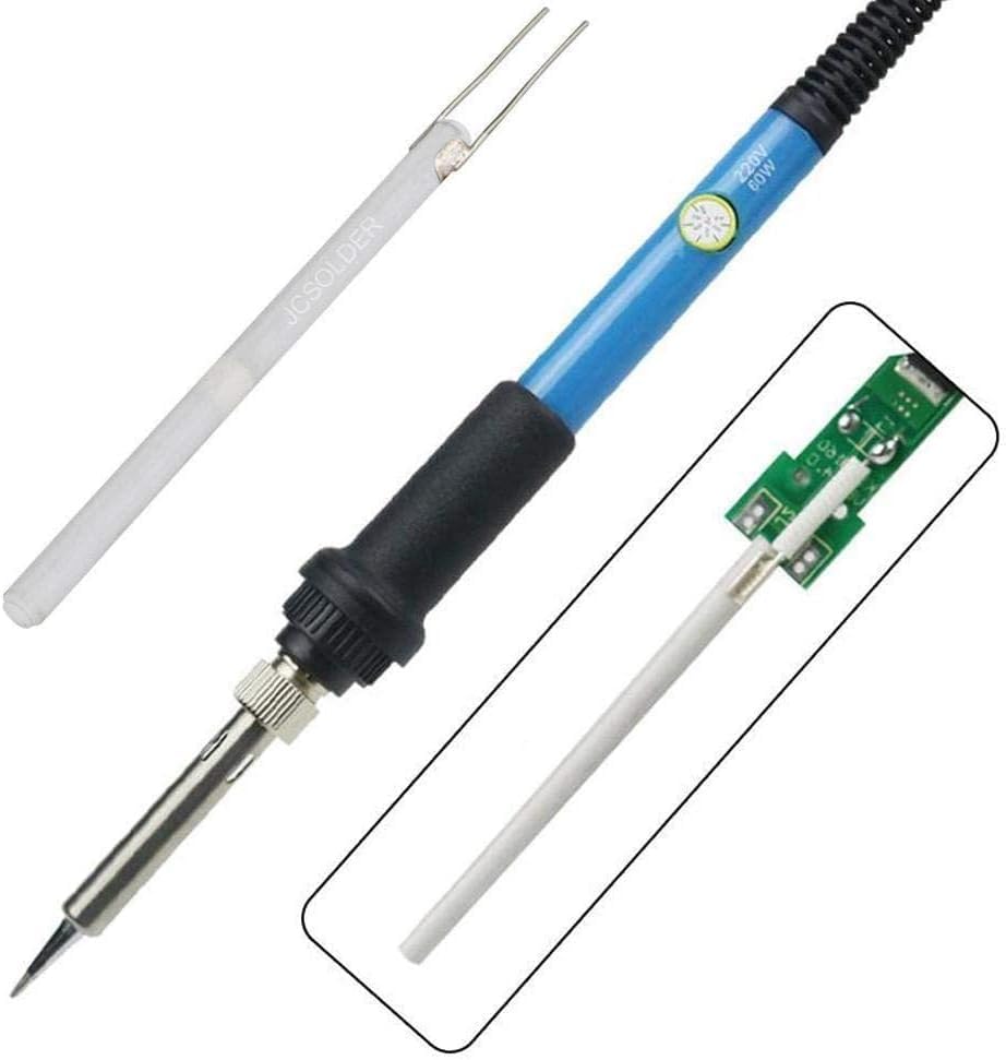 1Pc Adjustable Temperature Electric Soldering Iron Heater 220V 110V 80W 60W Ceramic Internal For 908 heating element Solder Soldering Guns Irons Juroicessry