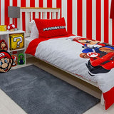 Nintendo Mario Closeup Single Duvet Cover Set Character World