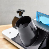 POWERTEC Trim Router Table & Router Base Plate w/Predrilled Holes, Adjustable Fence for Wood Router Fits Trim Router, Bosch, Porter Cable, Ryobi, POWERTEC