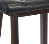 Winsome Mona Stool, 24", Antique Walnut Winsome