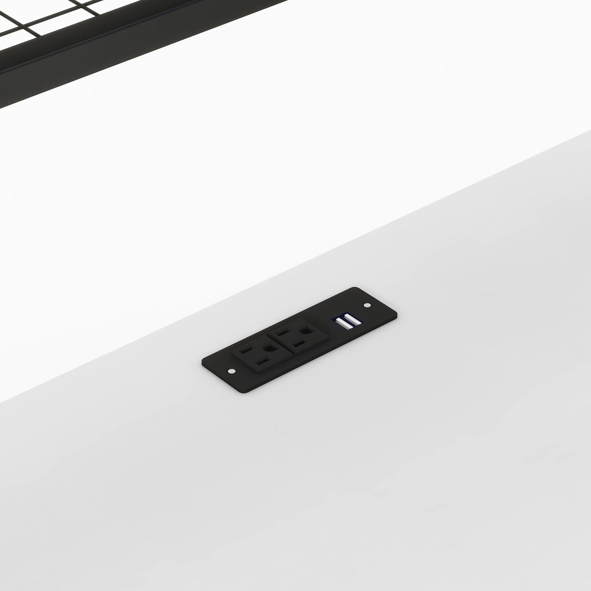 Ziraukon Full Size Loft Bed with Desk, Metal Loft Bed with 4 Drawers and Bedside Tray, Full Loft Bed Frame with Charging Station, USB and Socket, Black Ziraukon