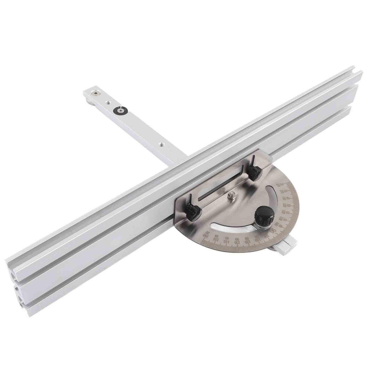 Miter Gauge Fence System, Miter Gauge Table Saw Miter Gauge System with Aluminum Alloy Miter Gauge and Fence, Table Saw Accessories Hilitand