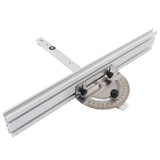Miter Gauge Fence System, Miter Gauge Table Saw Miter Gauge System with Aluminum Alloy Miter Gauge and Fence, Table Saw Accessories Hilitand