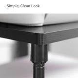 SONGMICS 3 Tier Printer Stand, Printer Table with Wheels, Rolling Printer Cart, Printer Desk with Metal Frame for Home Office, 22 x 18.1 x 26.8 Inches, Black ULGR32BK SONGMICS