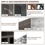 Giantex Wood 8 Cube Bookcase, Open Freestanding 3-Tier Bookshelf, Multipurpose Display Shelf for Living Room, Bedroom, Children's Playroom, Reading Room Giantex