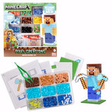 Minecraft Pixel Creations Bead Kit 2500 Beads with Pegboards & Templates Build Characters & Tools from, Encourages Hands-on STEM-Based Play Craft Set for Kids Ages 6+ Tara Toys