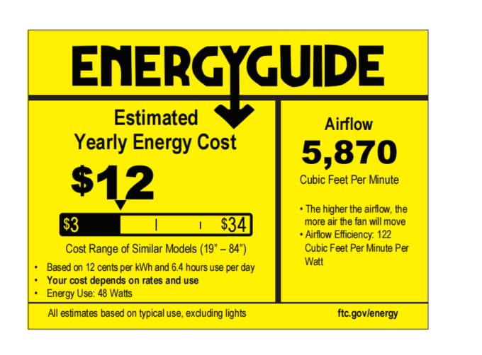 Duclsaty 72inch Large Ceiling Fans No light,Industrial Ceiling Fan with 8 Blades(ABS),Reversible DC Motor,Quiet Fans with Remote control,3 Downrods,Black Ceiling Fans for Patio/Porch/Garage/Shop Duclsaty