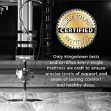 Kingsdown Passions Kelbrooke 16" Ultra Plush Euro Pillow Top Hybrid Mattress California King, Cool Gel Memory Foam Layer Motion Isolation Quilted Top Premium Mattress Kingsdown