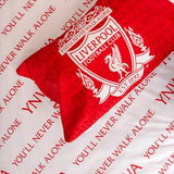 Character World Official Liverpool FC Single Duvet Cover Set, Tone Design | Red Reversible 2 Sided Football Bedding Cover Official Merchandise Including Matching Pillow Case Liverpool F.C.