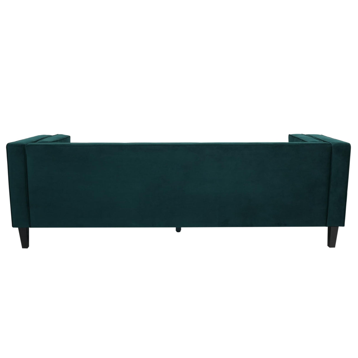 Christopher Knight Home Viola 3 Seater Low Profile Sofa, Upholstered Tufted Couch, Velvet Sofa with Armrests, Comfort Modern 3 Seater Couch for Living Room Bedroom Home Rest, Green Christopher Knight Home