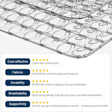 Avenco 6 Inch Twin Mattress, Foam and Spring Hybrid Mattress in a Box, Medium Soft, Breathable Fabric & Adaptive Support, CertiPUR-US Certified, Twin Size Mattress in Guest and Kids Bedroom Avenco