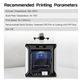 R QIDI TECHNOLOGY PA12-CF Nylon Filament 1.75 Black, Carbon Fiber Nylon Filament 1.75mm 1Kg Spool 3D Printer Filament, High Strength, High Precision, No Warpage, Low Moisture Sensitivity R QIDI TECHNOLOGY