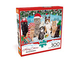 Buffalo Games - Meowy Christmas - 300 Piece Jigsaw Puzzle for Adults -Challenging Puzzle Perfect for Game Nights - Finished Size is 21.25 x 15.00 Buffalo Games