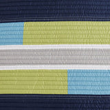 Comfort Spaces CS14-0861 2 Piece Quilt Coverlet Bedspread All Season Lightweight Hypoallergenic Pipeline Colorblock Kids Bedding Set, Twin/Twin XL, Pierre Navy/Blue Stripe Comfort Spaces