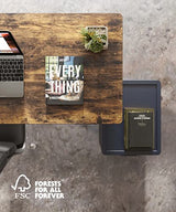 FLEXISPOT EN1 Electric Stand Up Desk 55 x 28 Inches Whole-Piece Desktop Ergonomic Memory Controller Height Adjustable Standing Desk (Black Frame + 55" Rustic Brown Desktop, 2 Packages) FLEXISPOT