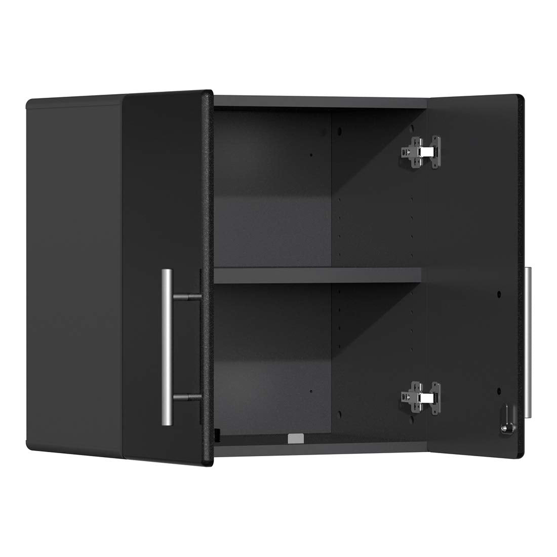 Ulti-MATE UG22050B 5-Piece Garage Cabinet Kit in Midnight Black Metallic - WoodArtSupply