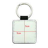 Valyria Sublimation Blank Keychain 2024 Christmas Ornaments Sublimation Keychains PU Leather Keyrings Valyria