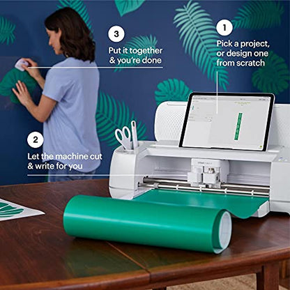 Cricut Maker 3 Machine Smart Vinyl and Tool Set Bundle - Beginner Matless Cutting Machine, DIY Custom Craft Projects and Home Decor, Easy to Use Permanent Vinyl Bundle, 10X Cutting Force and 2x Faster