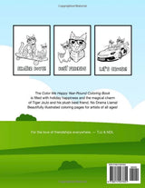 Color Me Happy: A Year-Round Tiger JoJo Coloring Book WoodArtSupply