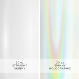 Hogg 20oz Holographic Sublimation Tumbler (24 Units), Sublimation Cups with Lids and Straws, 20 oz Tumbler Sublimation Blanks, Insulated Stainless Steel Tumblers 20 oz, Sublimation Tumblers Bulk Hogg