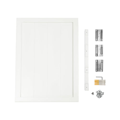 Swinging Doors Cafe Doors, Retro Counter Swinging Doors, Indoor Pine Wood Single Door 35.4"x23.6" Parlor Butler Door for Hallway Kitchen Bar Pub Entrance Partition Bulelula