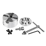 NAGU 1" X 8TPI Direct Thread Wood Turning Chuck with 2"Jaw Set and Woodscrew and T-Bar Wrench 3-3/4" Wood Turning Chuck with 2"Jaw Set NAGU