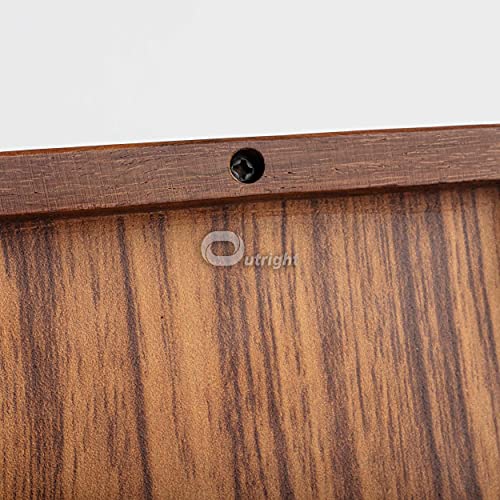 Rosewood Cremation Urn for Human Ashes - Handmade Border Engraved Wooden Burial Urns Hand-Crafted - Funeral Cremation Urn for Ashes (Natural, L OUTRIGHT