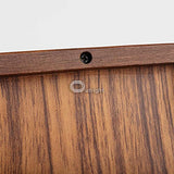 Rosewood Cremation Urn for Human Ashes - Handmade Border Engraved Wooden Burial Urns Hand-Crafted - Funeral Cremation Urn for Ashes (Natural, L OUTRIGHT