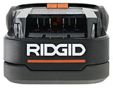 Ridgid Genuine OEM AC840085 1.5 Amp Hour 18V Compact Lithium Ion Power Tool Battery with Onboard Fuel Gauge and Flat Standing Base RIDGID