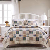 Greenland Home 2-Piece Oxford Quilt Set, Twin, Multicolor Greenland Home Fashions