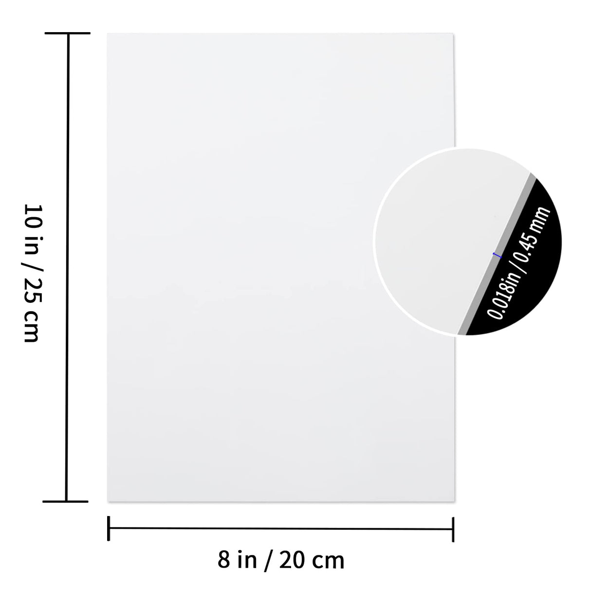 20 Pcs Sublimation Metal Photo Blanks 8"X10" X0.45mm Aluminum Photo Sign Blank Photo Metal Wall Sublimation Poster Frame Blanks GEKIXUTP