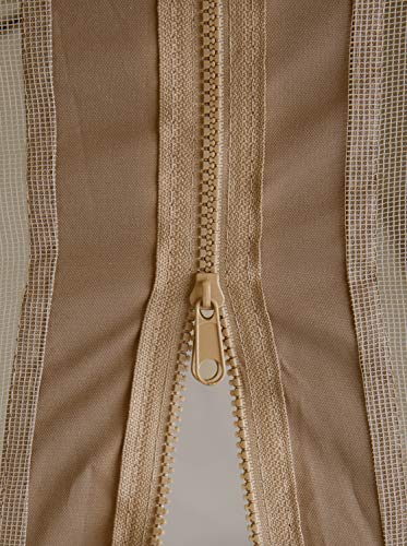 ShelterLogic Outdoor 11' x 11' Magnolia Vented Soft Top Gazebo and Screenhouse ShelterLogic