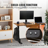 VEVOR Standing Desk with Drawers 47.2 x 23.6 Inch Adjustable Desk with Whole Piece Desk, Electric Standing Desk 180 LBS Height Adjustable Desk Sit Stand Up Desk for Home Office VEVOR