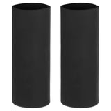 PATIKIL Silicone Sublimation Tumblers Sleeve, 2 Pcs Heat Resistant Seamless Tumblers Wrap for 20 Oz Skinny Sublimation Blank Cups, Black PATIKIL