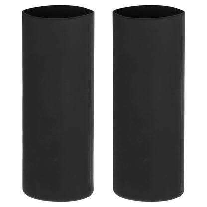 PATIKIL Silicone Sublimation Tumblers Sleeve, 2 Pcs Heat Resistant Seamless Tumblers Wrap for 20 Oz Skinny Sublimation Blank Cups, Black - WoodArtSupply