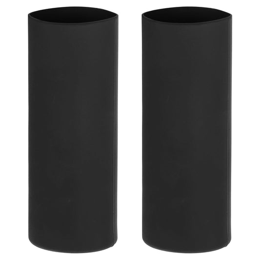 PATIKIL Silicone Sublimation Tumblers Sleeve, 2 Pcs Heat Resistant Seamless Tumblers Wrap for 20 Oz Skinny Sublimation Blank Cups, Black - WoodArtSupply