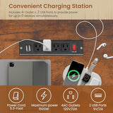 SEDETA 56.7" L Shaped Standing Desk, Reversible Computer Office Desk with Drawers & Hutch, Stand Up Corner Gaming Desks with LED Lights & Power Outlets for Home Office, Rustic Brown SEDETA