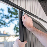 Lifetime 60075 8 x 15 Ft. Outdoor Storage Shed, Desert Sand Lifetime