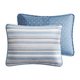 Nautica - Twin Quilt Set, Soft & Breathable Cotton Bedding with Medium Weight Feel, Reversible 2 Piece Bed Set with Matching Pillowcase (Jettison Grey)