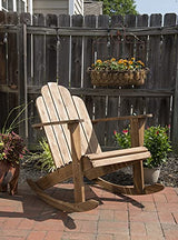 Linon Woodstock Rocking Chair, Teak Linon